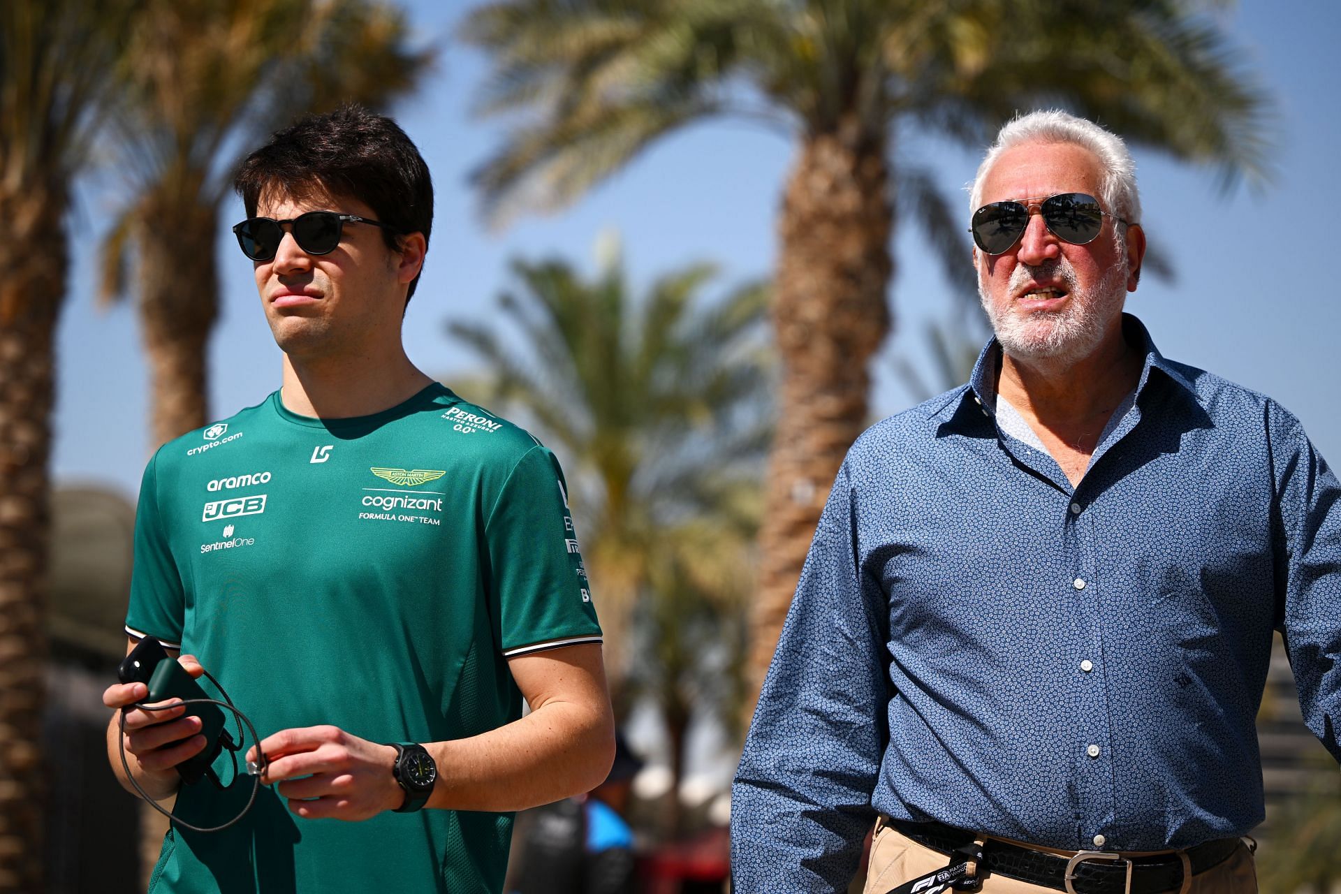Lance Stroll and his father Lawrence Stroll