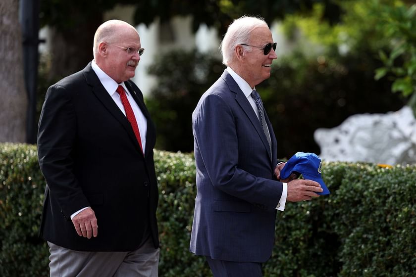 Biden welcomes Super Bowl champion Kansas City Chiefs to the White House