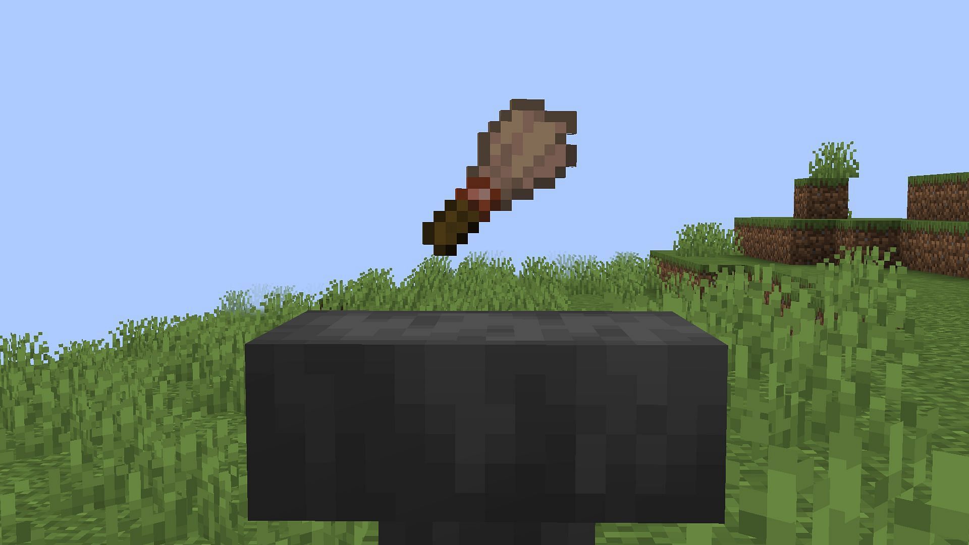 Brush will be a new tool that will allow players to dig items from certain blocks in the Minecraft 1.20 update (Image via Mojang)
