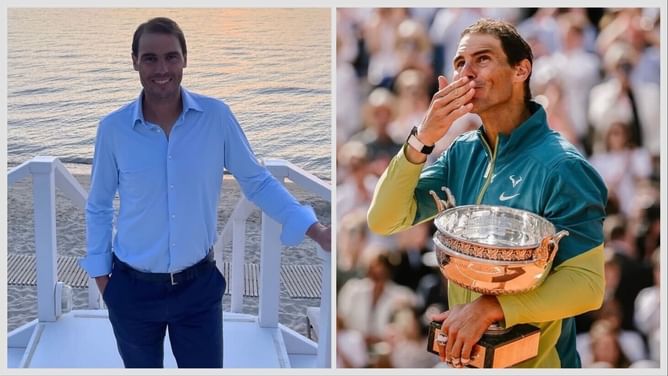 "Why do you look so good as a man on the verge of retirement" - Tennis fans in awe of Rafael Nadal's look in the Battle of Stars charity event