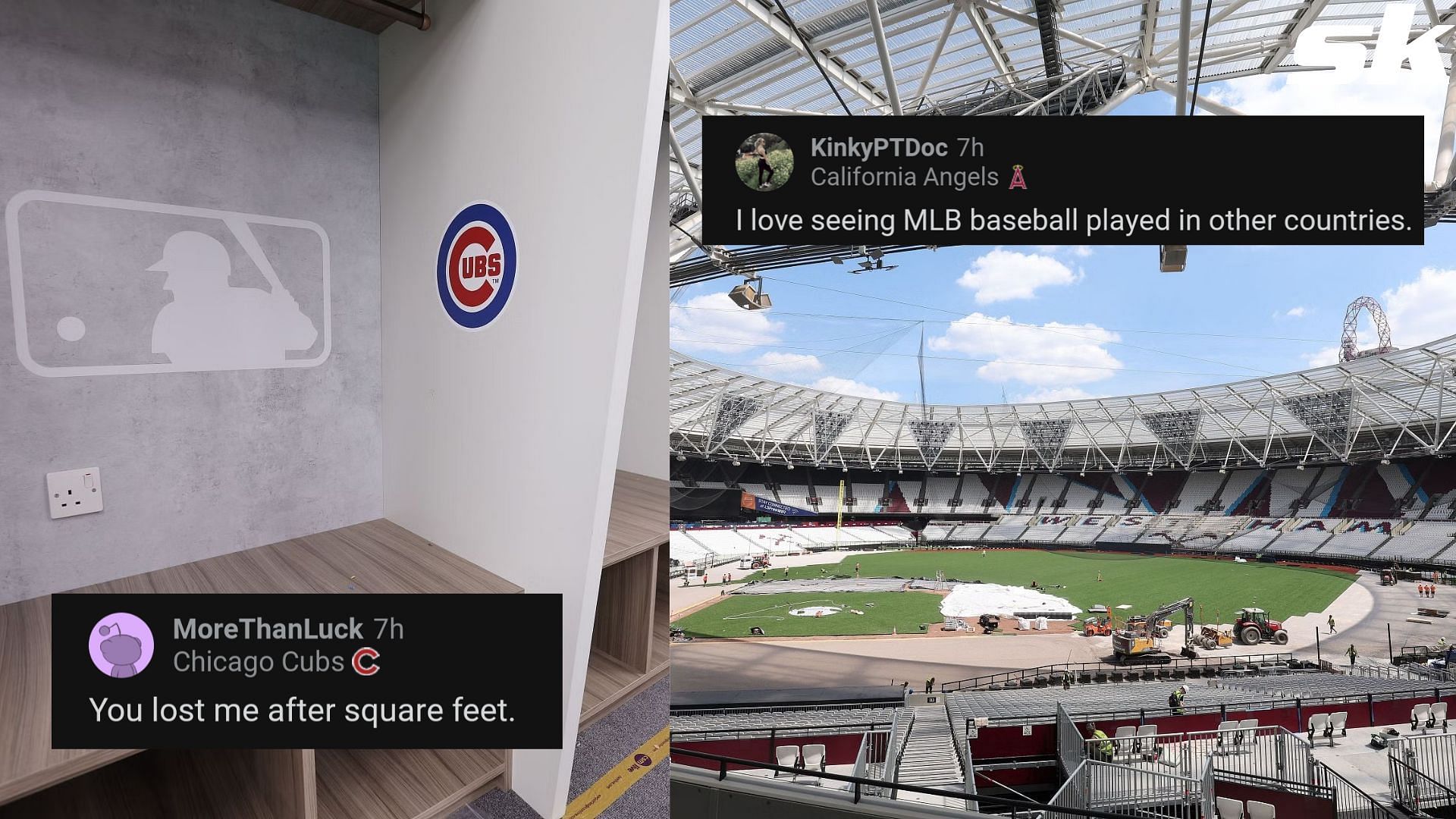MLB Reddit reacts to stadium taking shape ahead of the London Series between Chicago Cubs and St