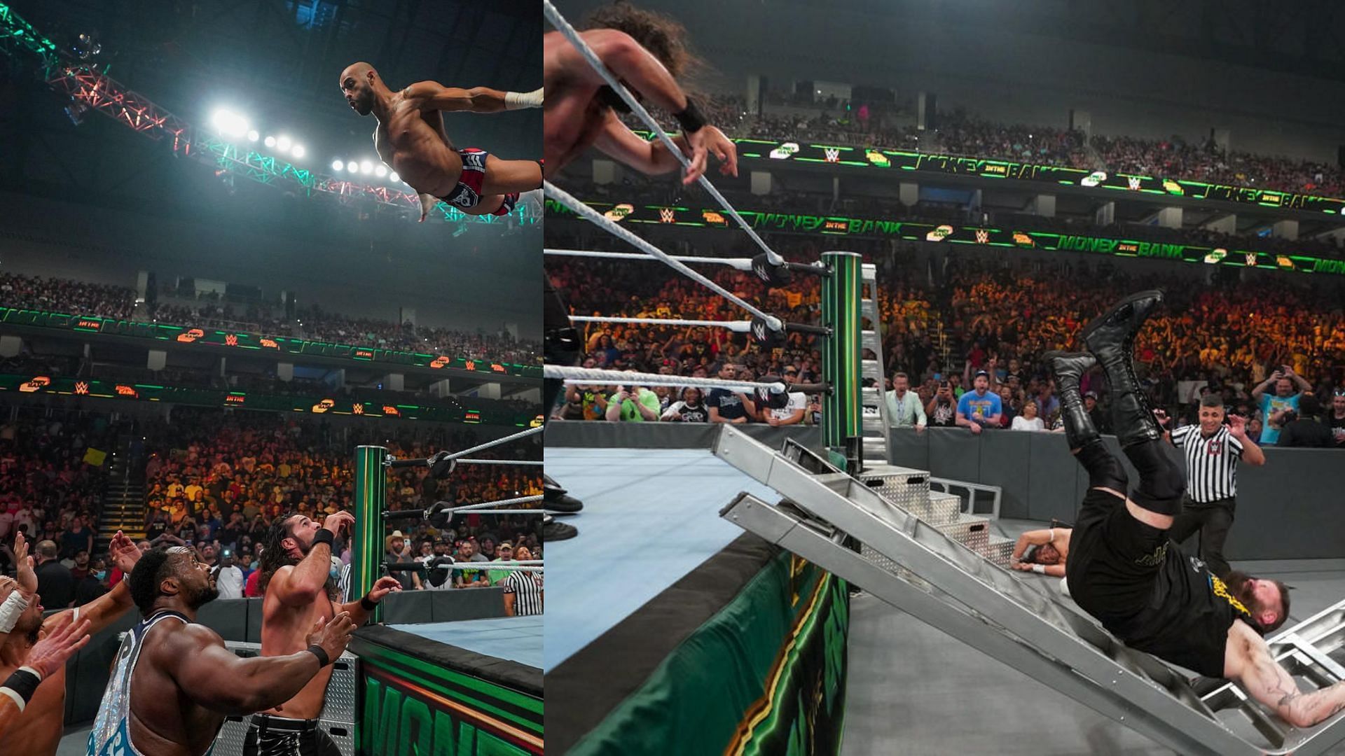 Money in the Bank ladder matches are brutal