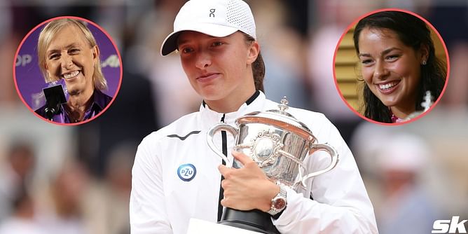 Ana Ivanovic, Martina Navratilova & tennis world congratulate Iga Swiatek and Karolina Muchova on nail-biting French Open final