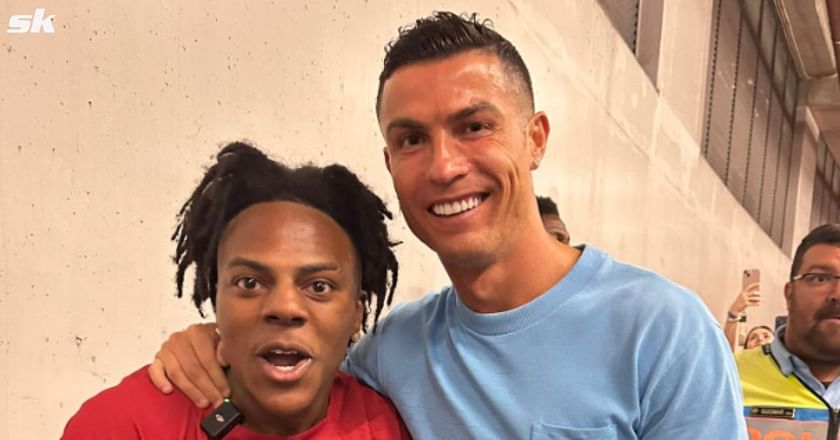 The day Ishowspeed finally met Ronaldo thanks to Rafael Leao