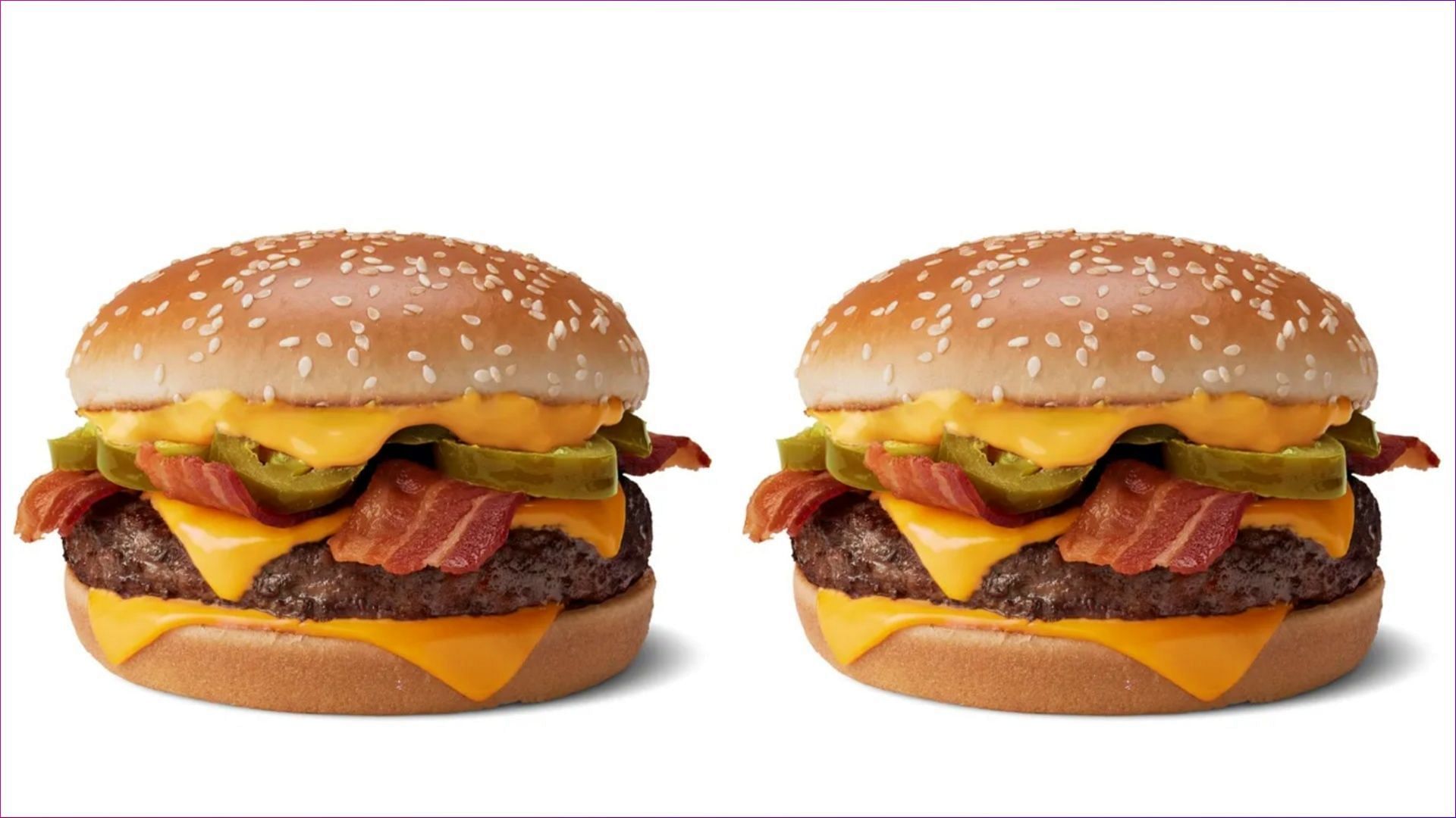 The new Cheesy Jalape&ntilde;o Bacon Quarter Pounder with Cheese will be available at select participating MCD locations across the United States starting July 10 (Image via McDonald&#039;s)