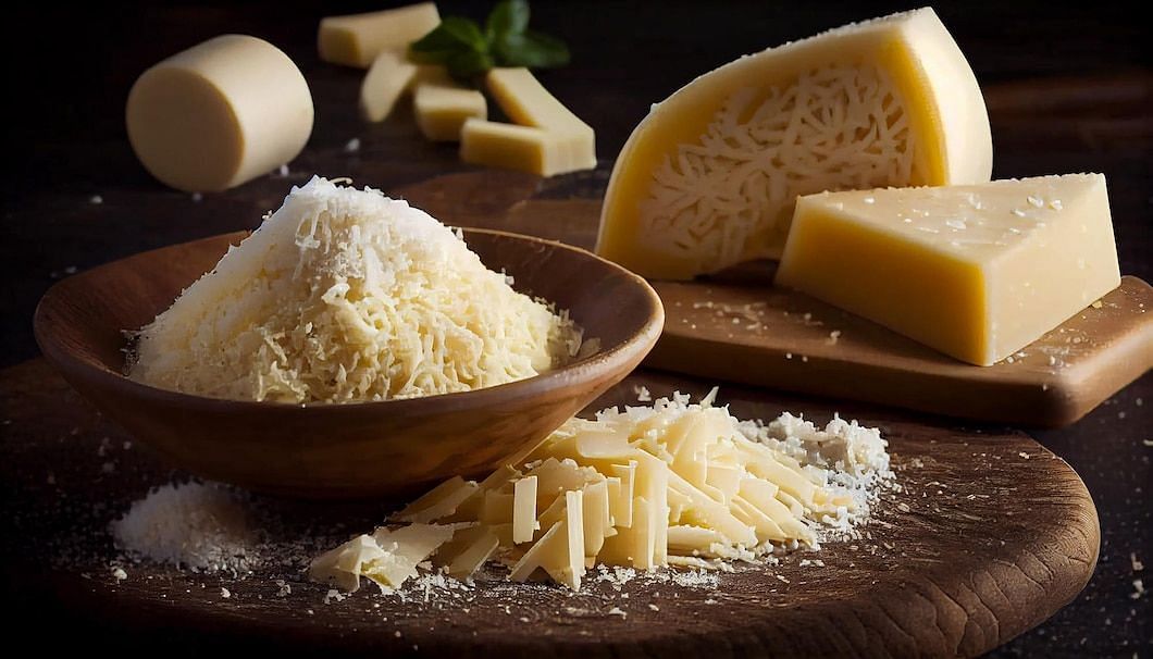 How calorie-heavy is Parmesan? (Image via Freepik/Vecstock)