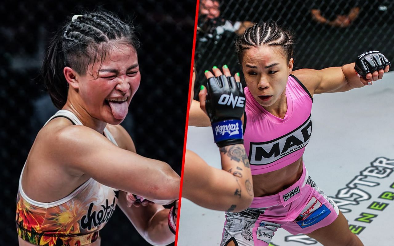 Stamp Fairtex and Ham Seo Hee. [Image: ONE Championship]