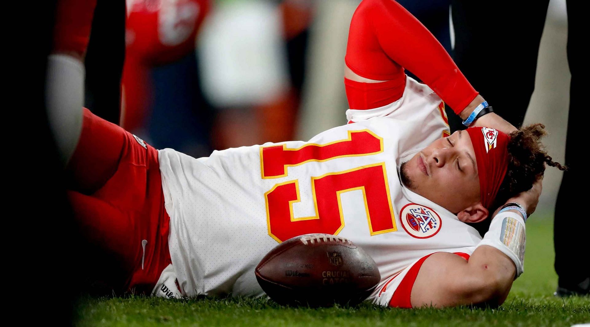 Patrick Mahomes suffered a brutal leg injury after appearing on the Madden cover