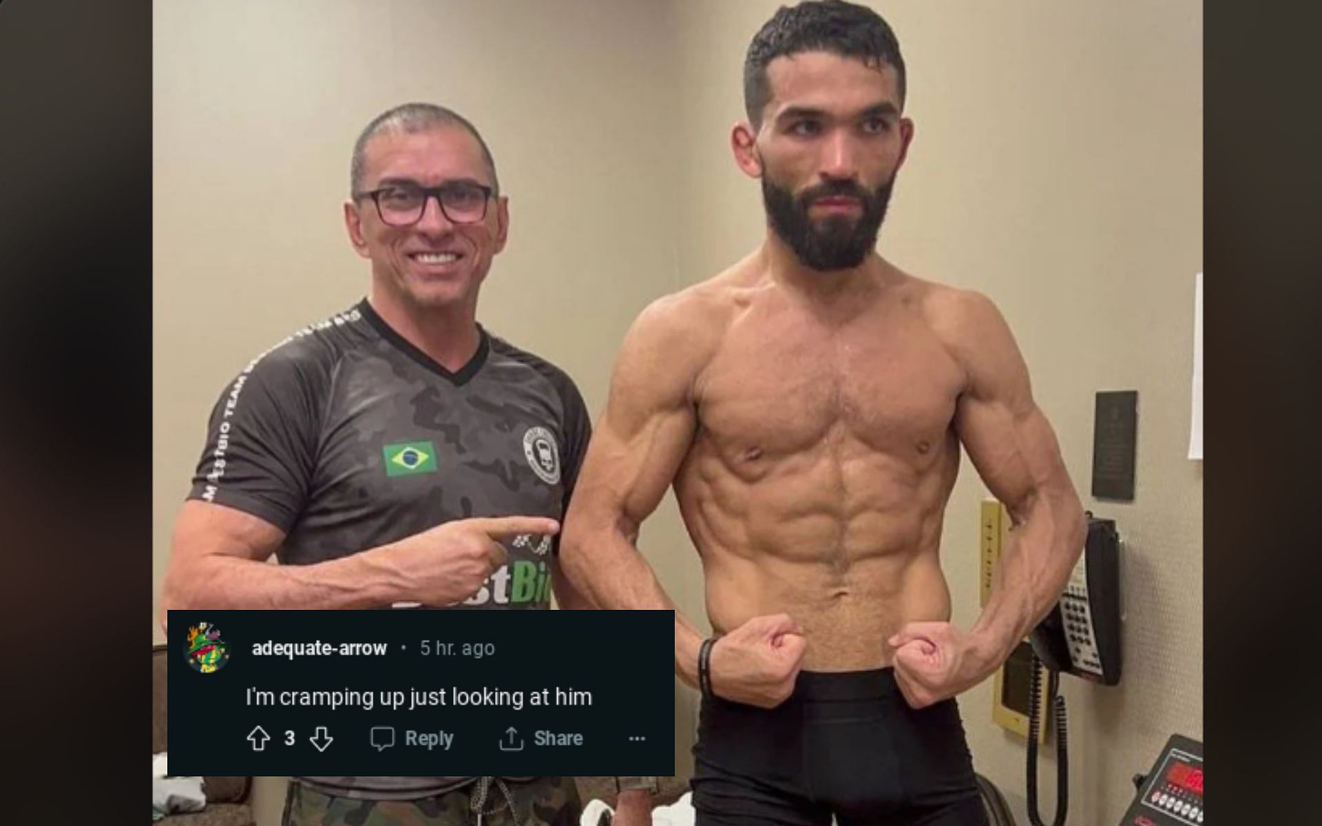 Patricio Pitbull (right) [Image courtesy of r/UFC on Reddit]