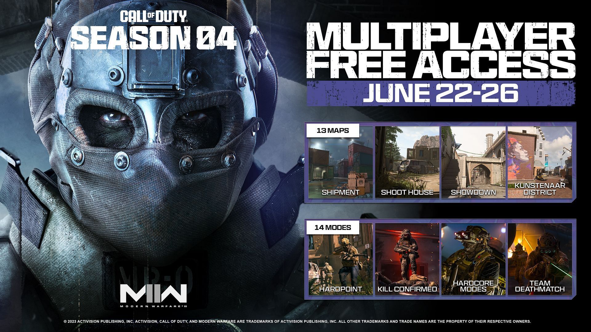 Call of Duty®: Modern Warfare® II Five-Day Free Access