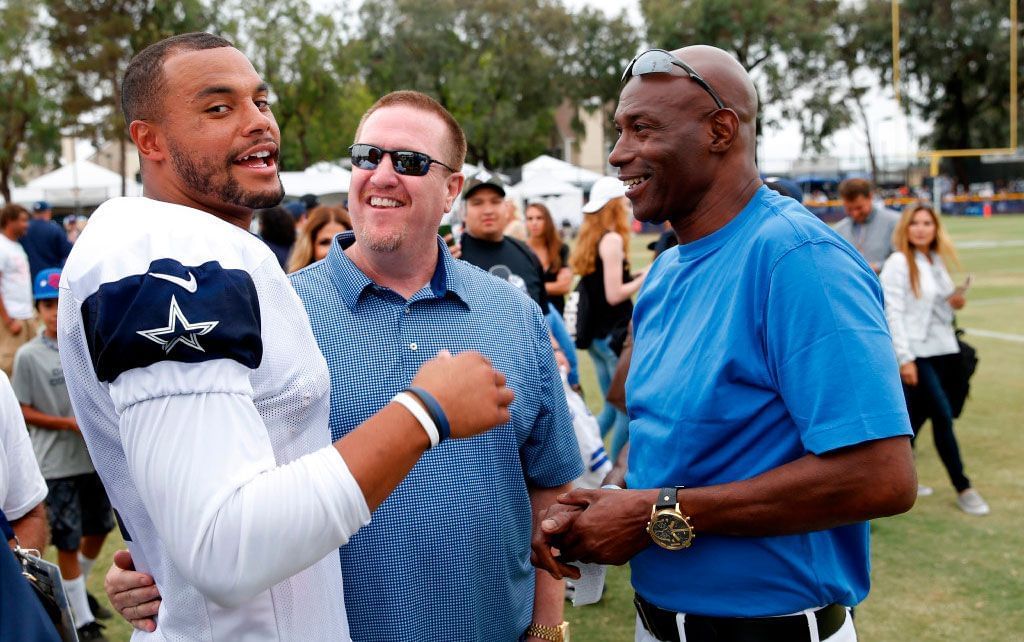 Dak with his father Nathaniel.