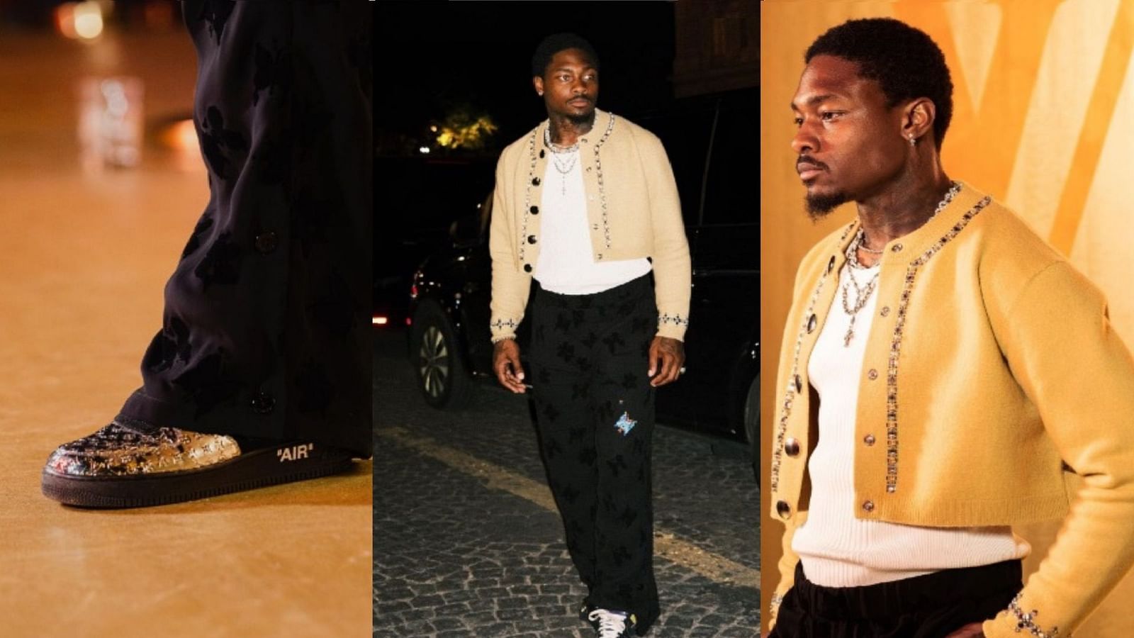 IN PHOTOS: Bills' Stefon Diggs attends Louis Vuitton Menswear Show in Paris