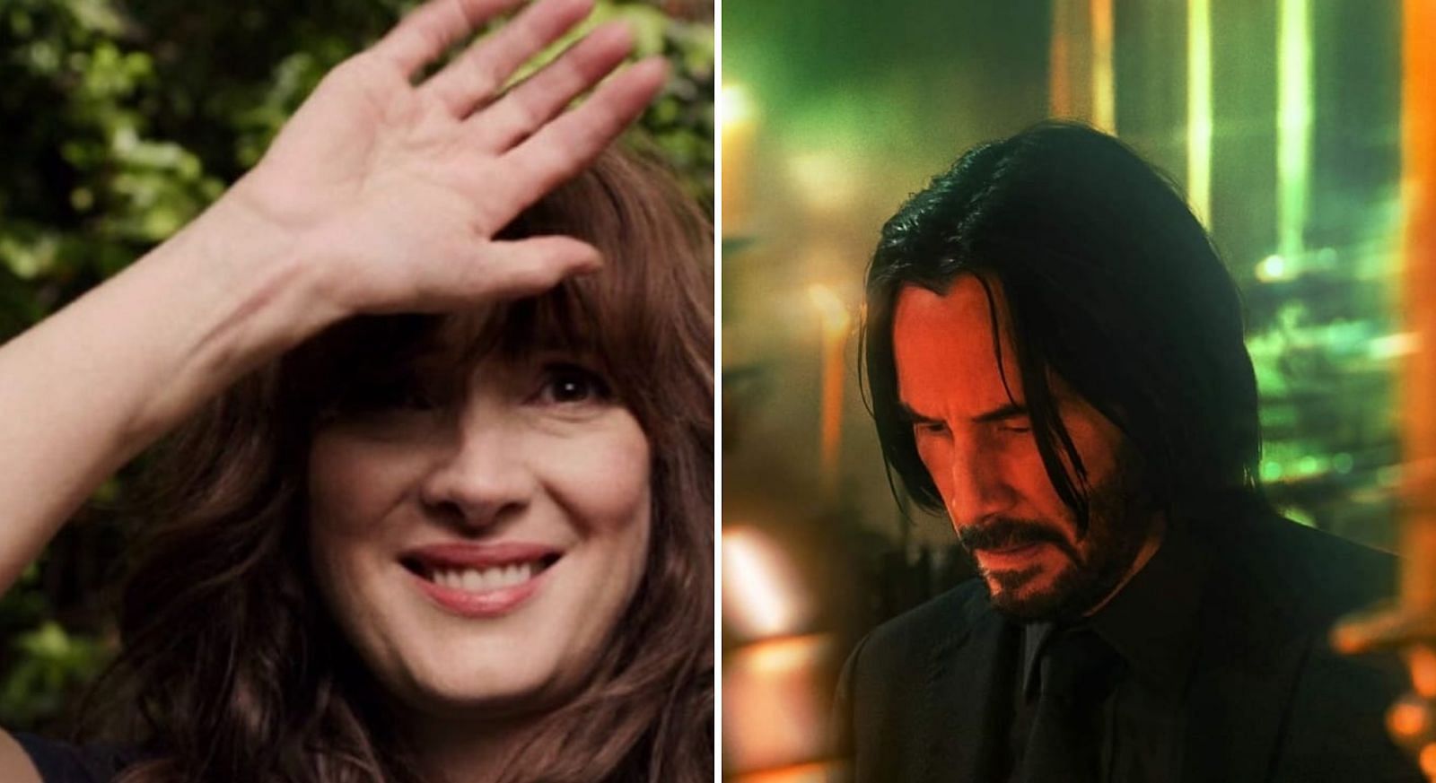 What does Keanu Reeves have to say about his on-screen actual marriage to Winona Ryder?