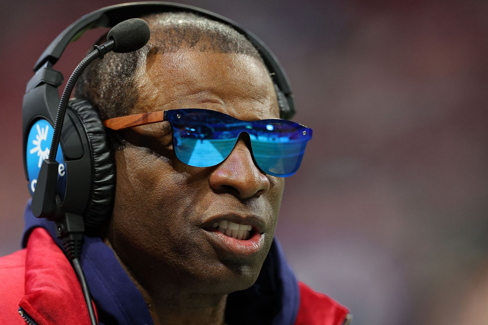 Deion Sanders while at Jackson State