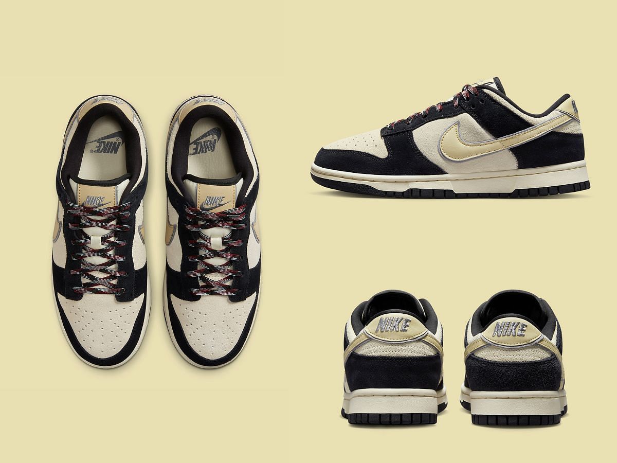 Here&#039;s a detailed look at the recently restocked Nike Dunk Low sneakers (Image via Sportskeeda)