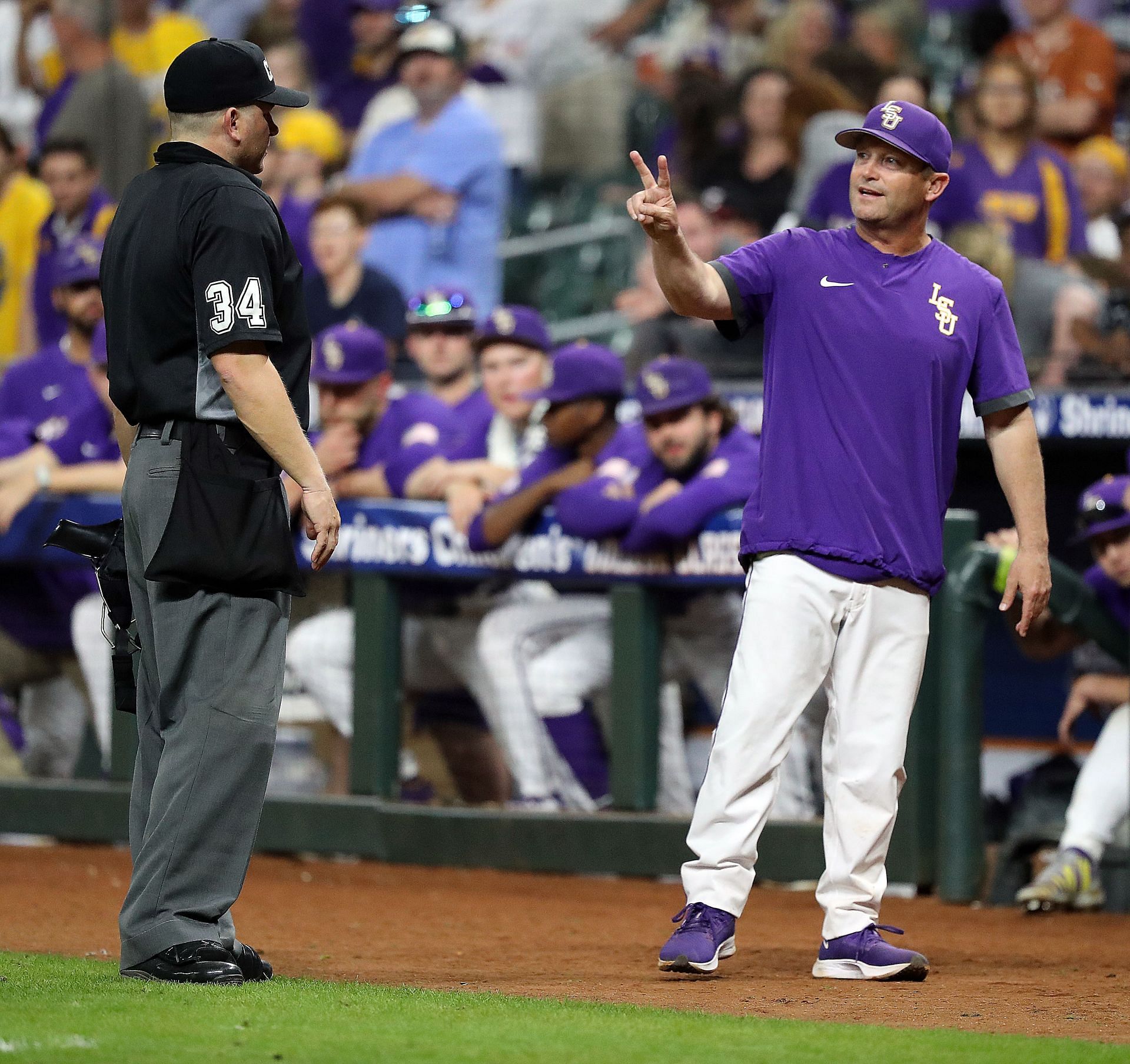 Men's Champion Gold LSU Tigers Six-Time Baseball National