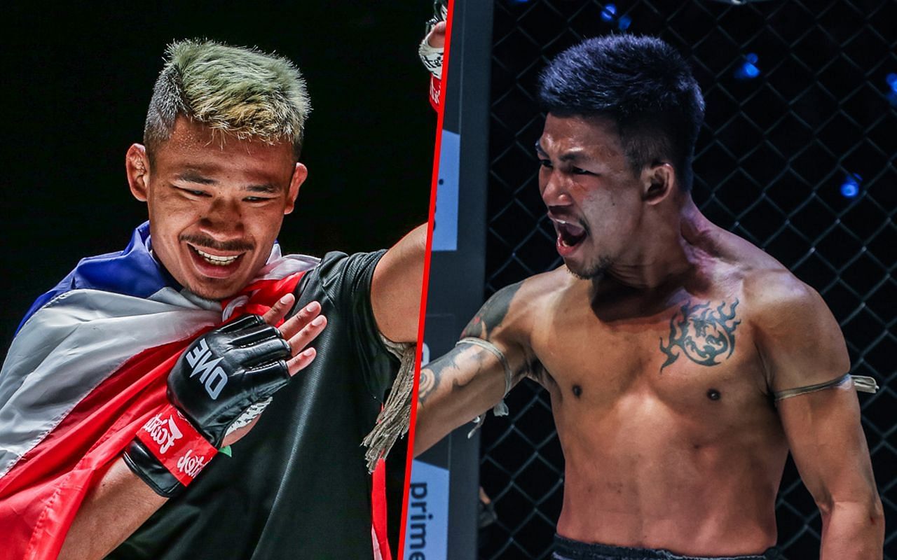 Superlek Kiatmoo9 (L) / Rodtang Jitmuangnon (R) -- Photo by ONE Championship