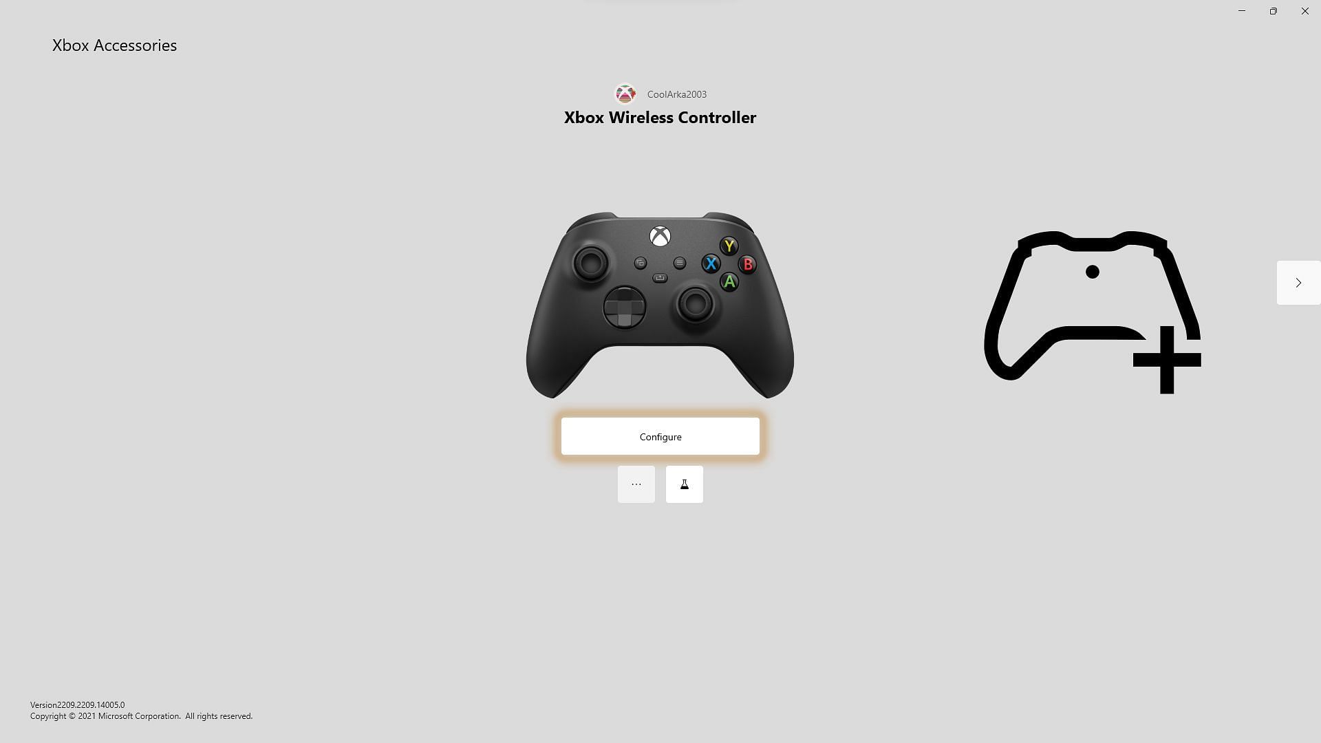 Home page of the Xbox Accessories app (Image via Sportskeeda)