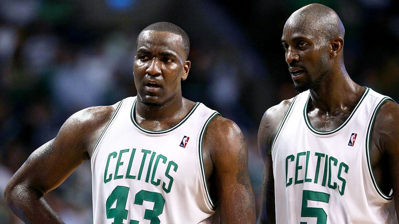 Kendrick Perkins was surprised when the Boston Celtics traded for Kevin Garnett