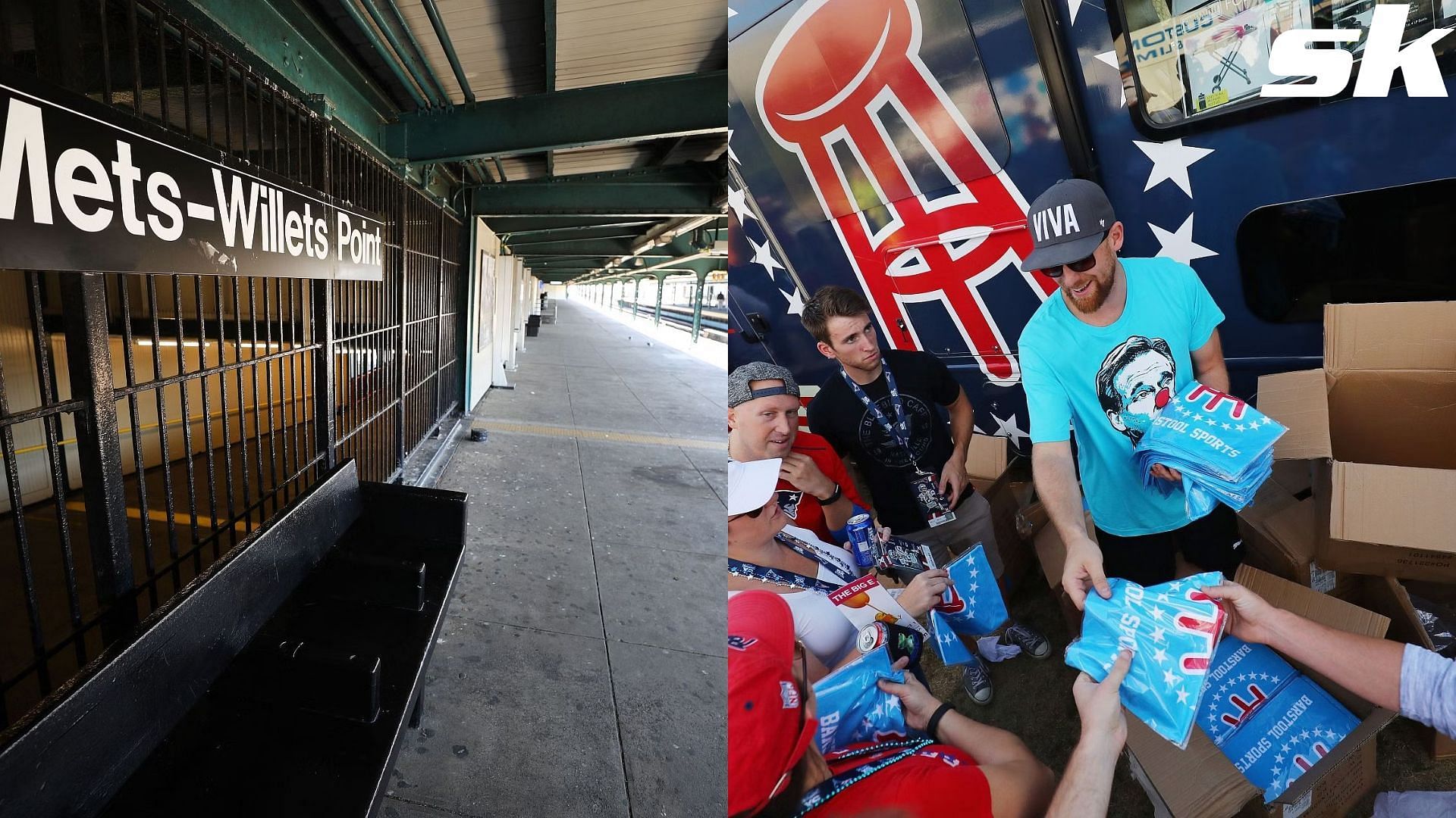 New York City Subway - Barstool Sports AFC Pregame Party