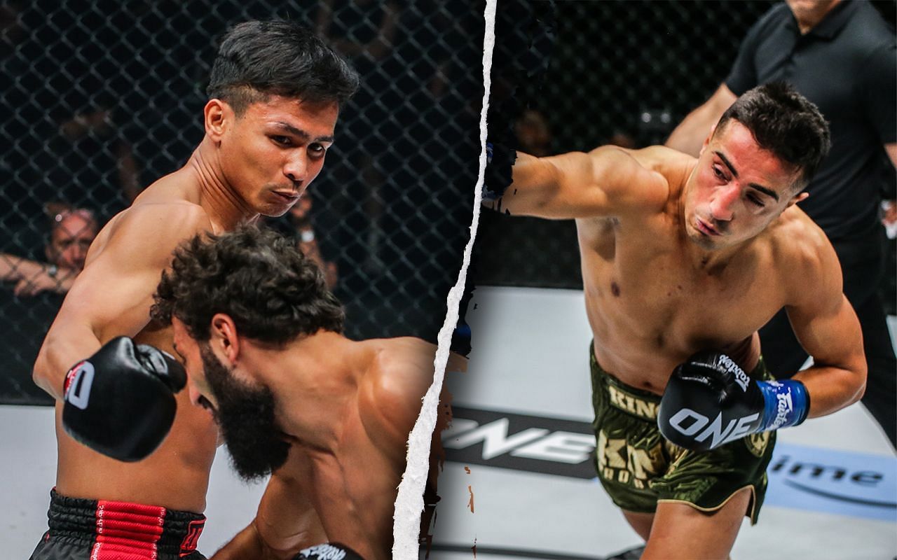 Superbon (Left) faces Tayfun Ozcan (Right) at ONE Fight Night 11