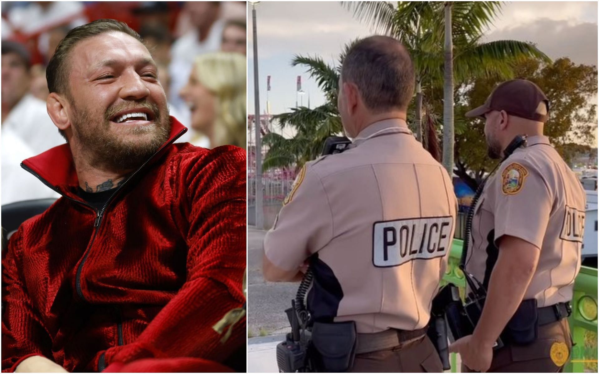 Conor McGregor and Miami PD officers