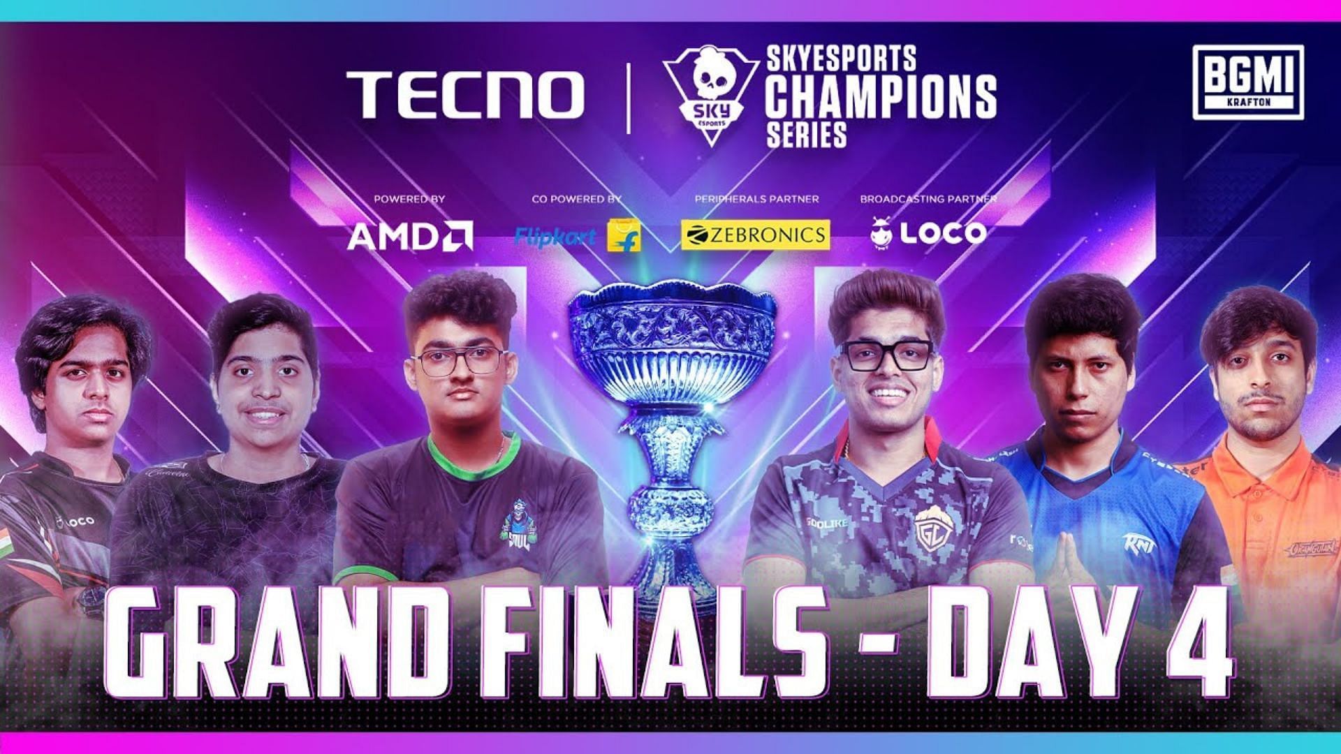 Champions Series Finals Day 4 wrapped up on June 17 (Image via Skyesports)