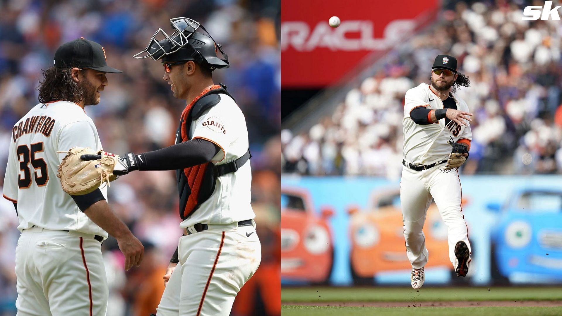 Brandon Crawford feels vindicated after his scoreless inning in pitching  debut: I always give pitchers a hard time about it not being that hard
