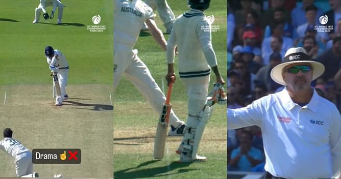 [WATCH] Lucky Ajinkya Rahane survives after being adjudged lbw as Pat Cummins oversteps on Day 2 of WTC final