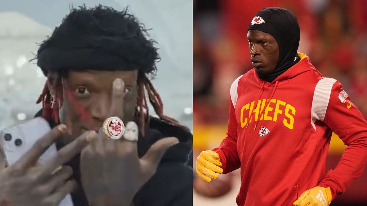 Kadarius Toney flips off NY Giants while flaunting Chiefs' Super