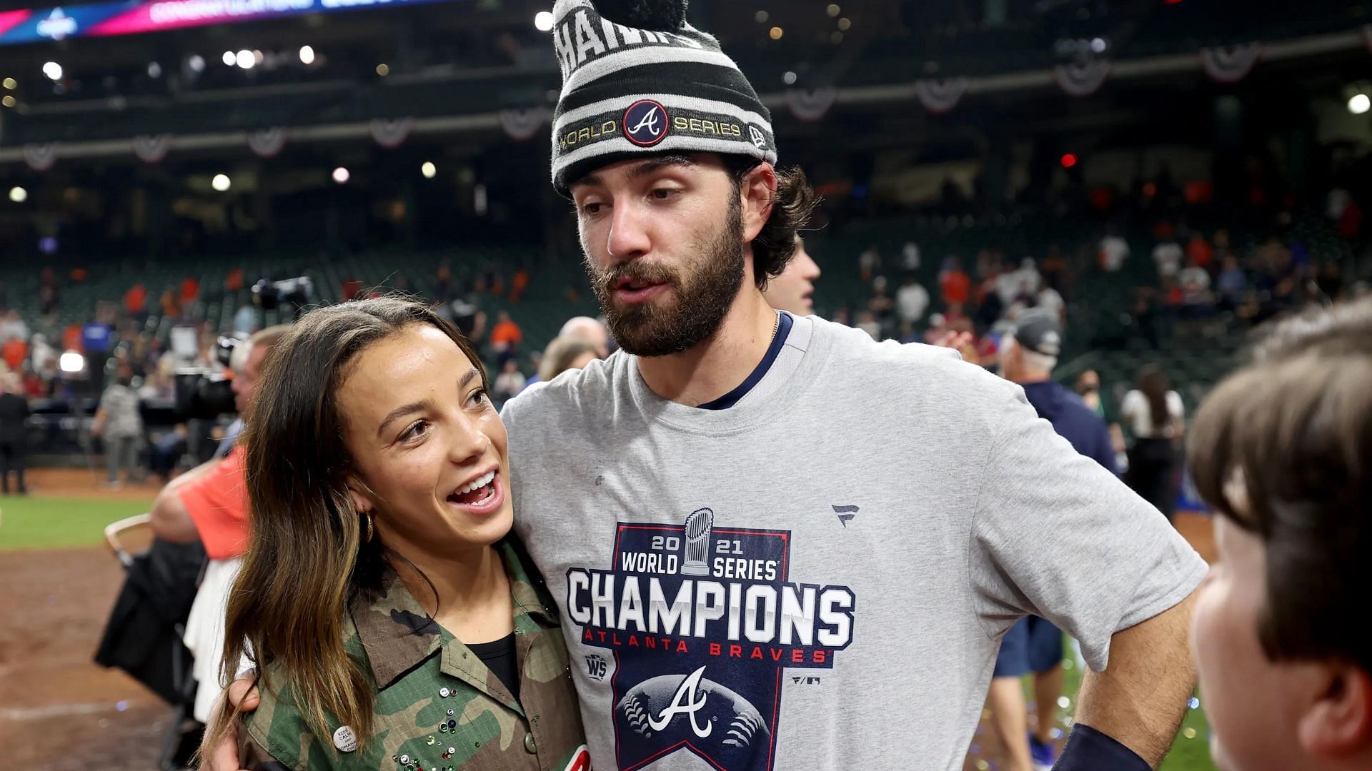 Chicago Cubs shortstop Dansby Swanson and US soccer star Mallory Pugh