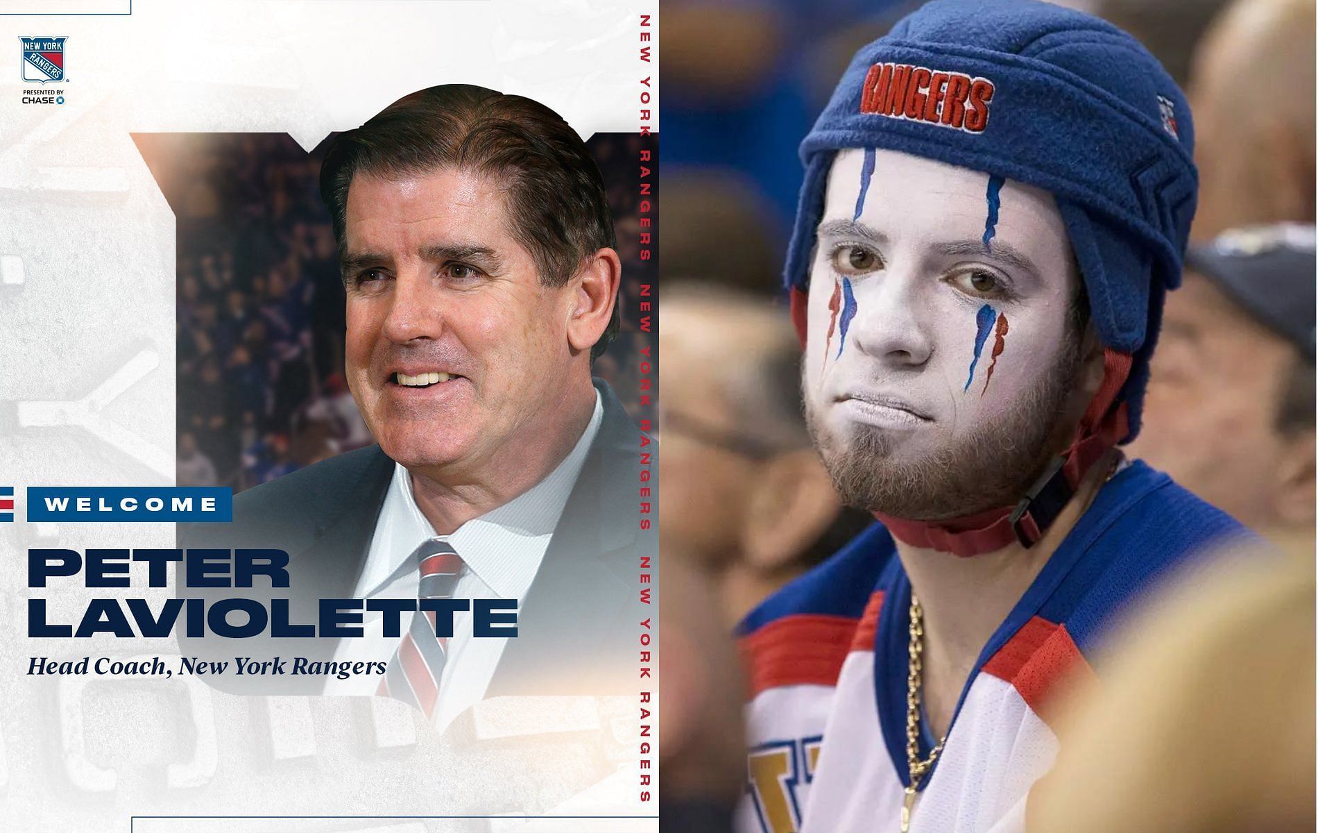 New York Rangers fans dejected after Peter Laviolette is hired as new head coach
