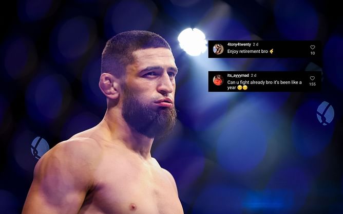 "Enjoy retirement" - Fans demand Khamzat Chimaev fight news in recent social media post