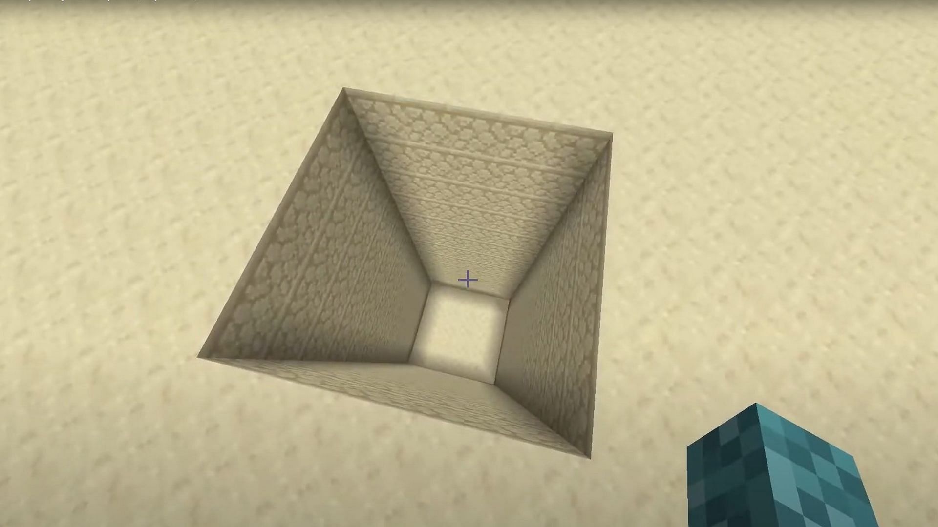 The first task is to dig a hole (Image via Mojang Studios)