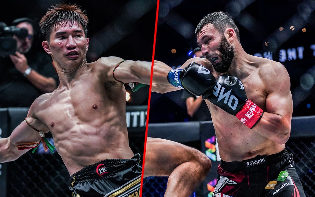 Tawanchai and Davit Kiria - Photo by ONE Championship