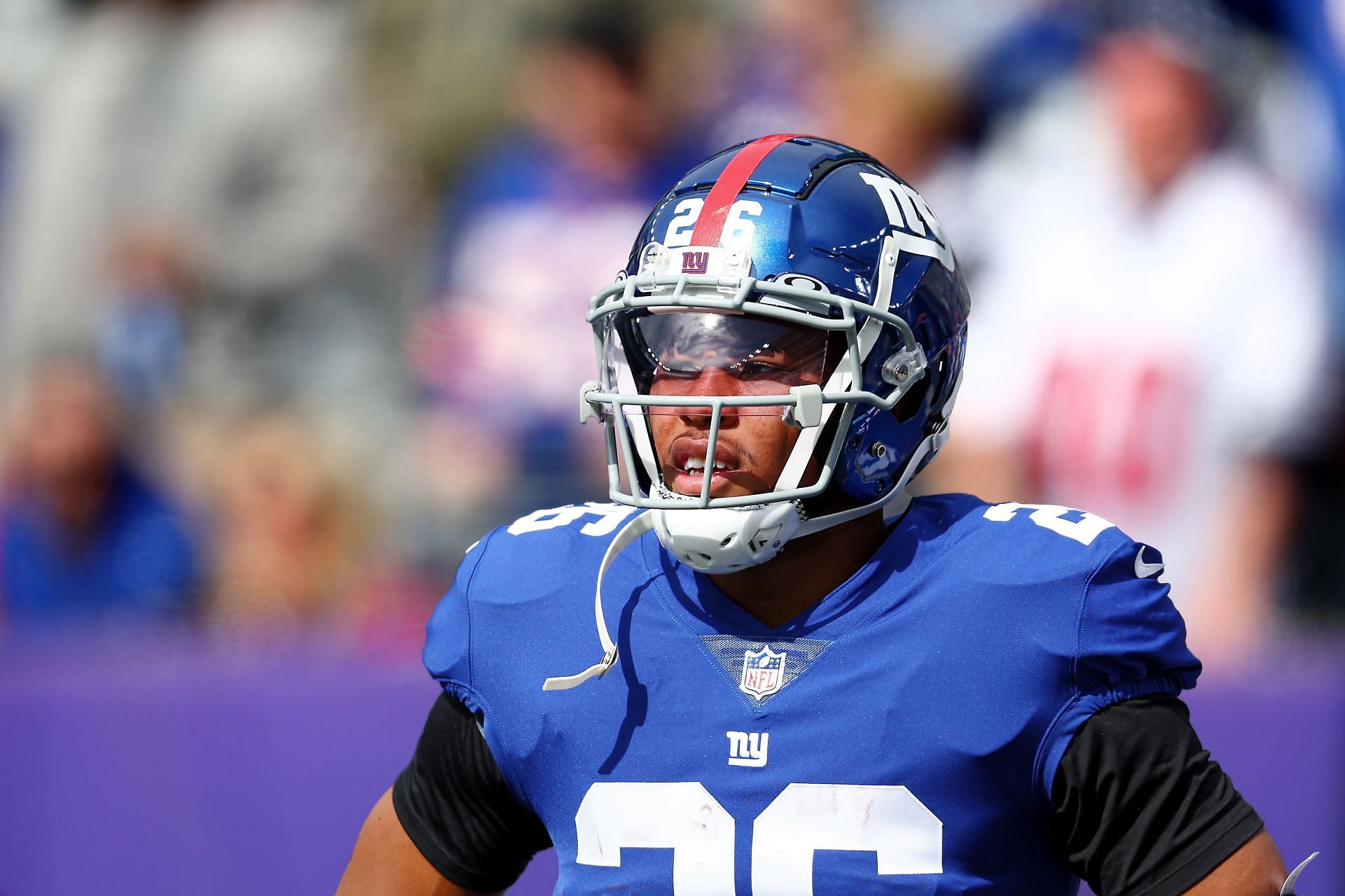 Saquon Barkley: Baltimore Ravens v New York Giants