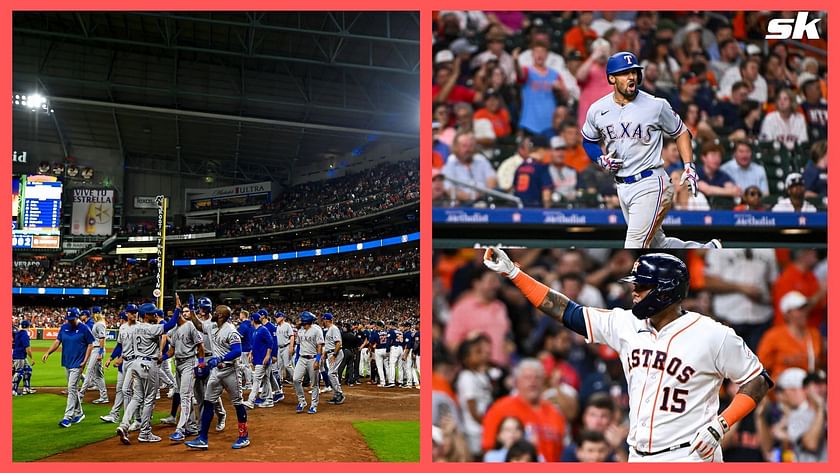 Marcus Semien ejected as benches clear, Rangers beat Astros