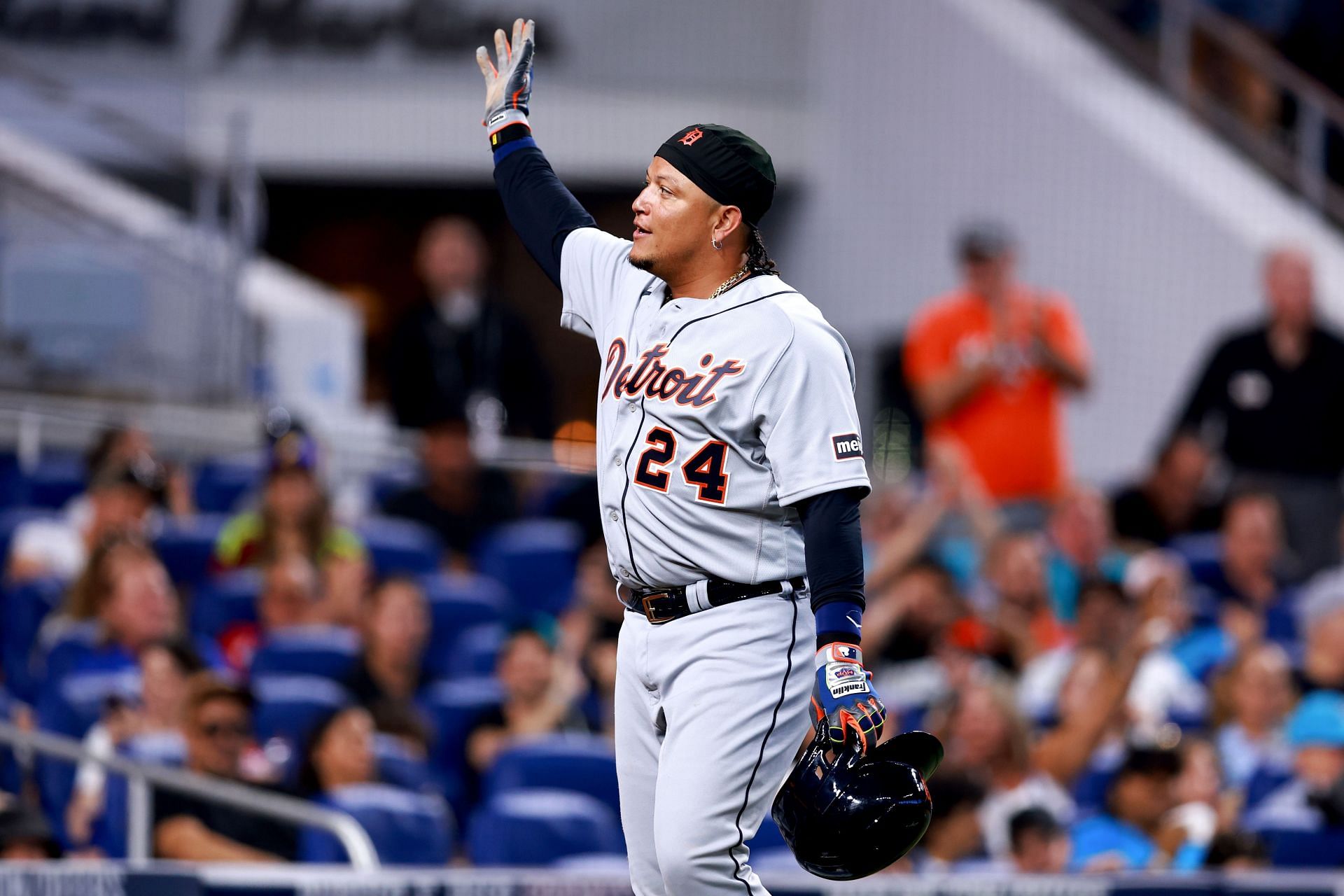 Miguel Cabrera of the Detroit Tigers (Photo by Megan Briggs/Getty Images)