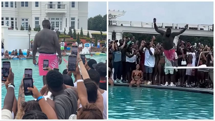 Legs built like an Alibaba picnic table": Rick Ross swimming pool video  sparks hilarious reactions online