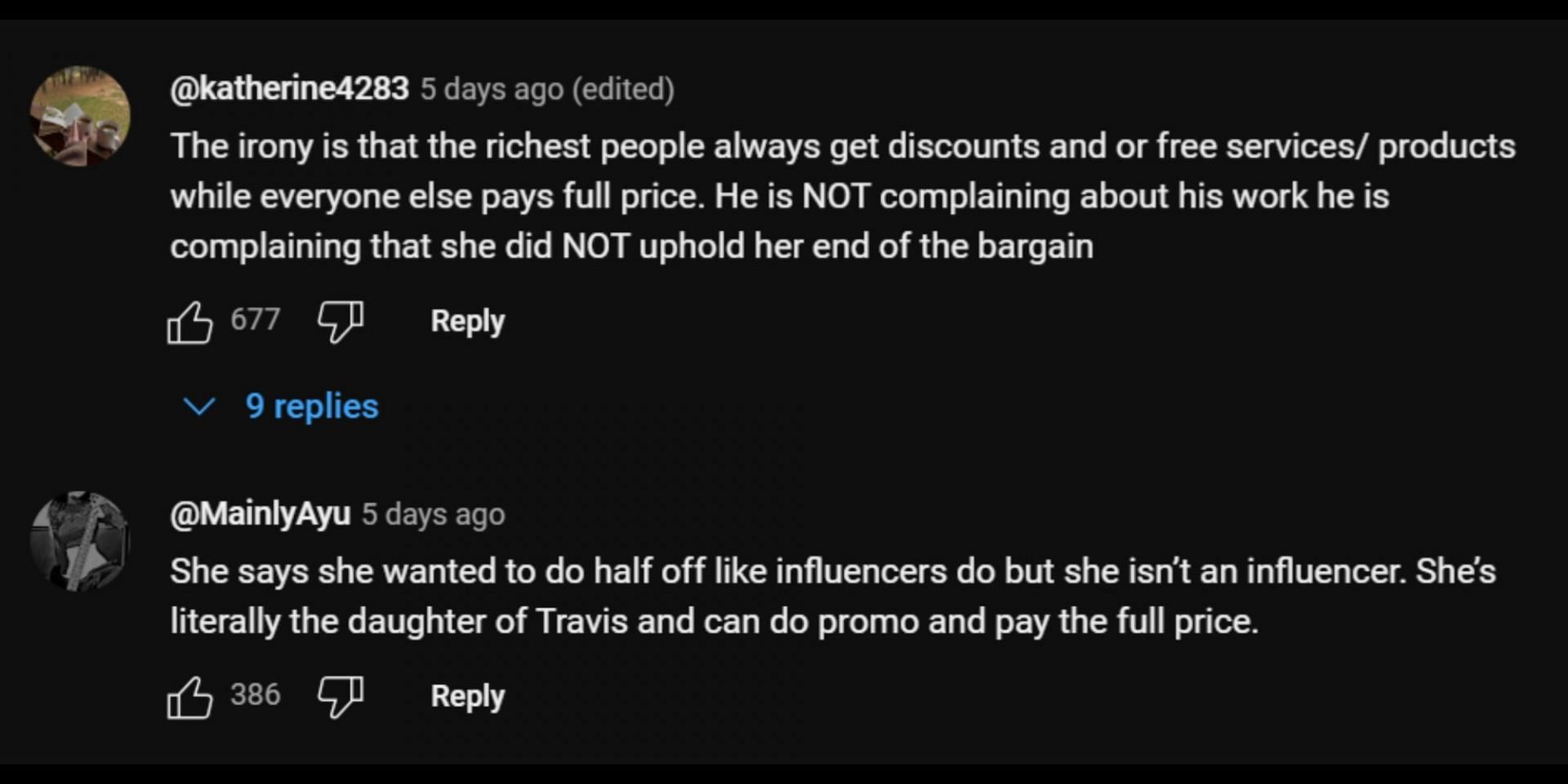 Netizens criticize Travis Barker&#039;s daughter over hairstylist controversy. (Image via YouTube/Spill Plug)