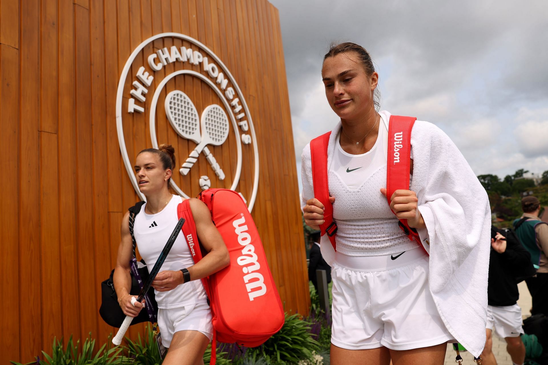Aryna Sabalenka pictured at The Championships - Wimbledon 2023.