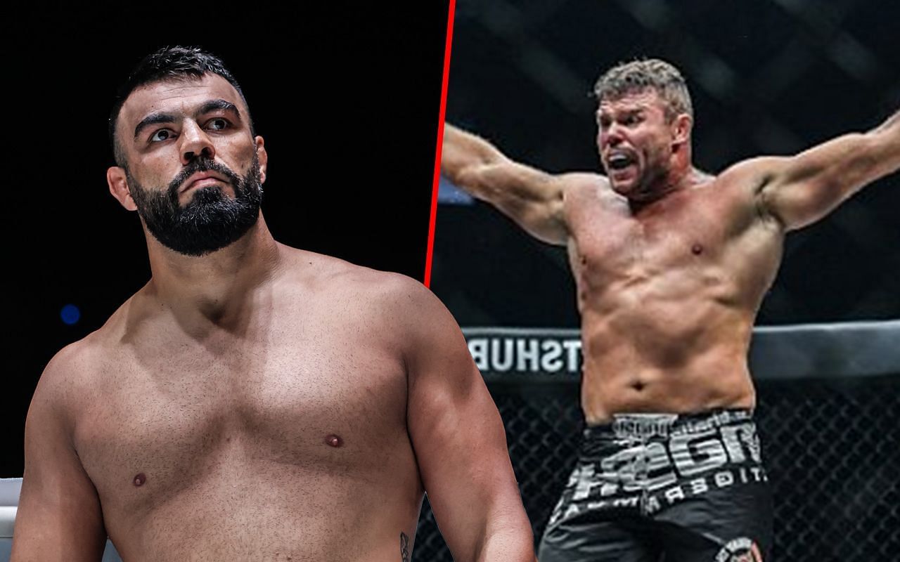 Amir Aliakbari (L) and Anatoly Malykhin (R) | image from ONE Championship