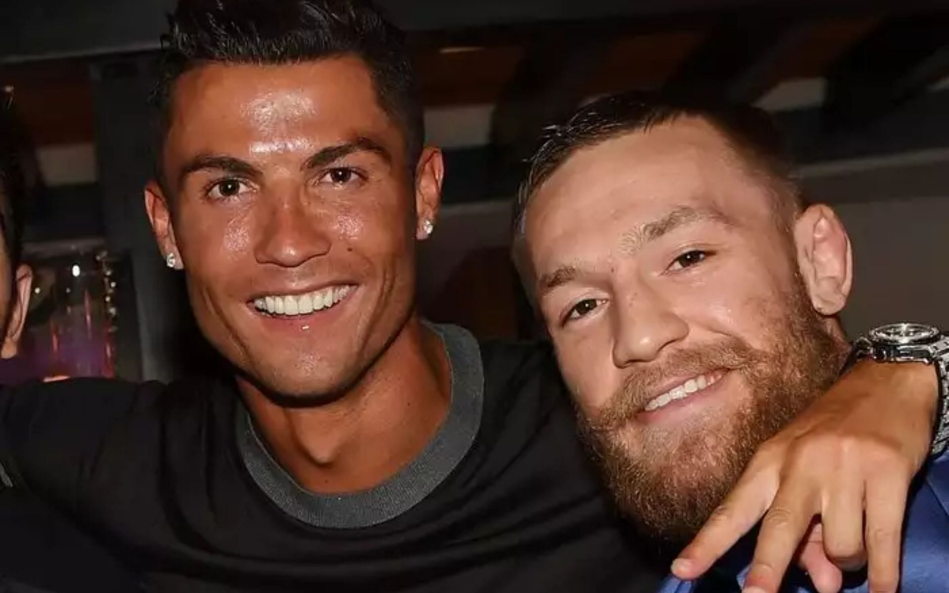 Cristiano Ronaldo and Conor McGregor. [via Getty Images]