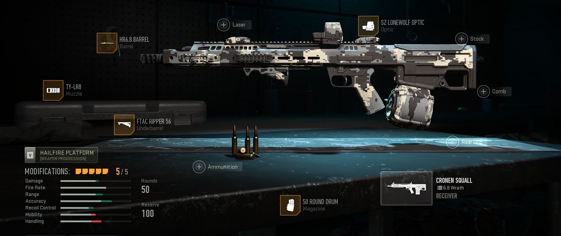 Best Cronen Squall loadout in Warzone 2 (Image via Activision)