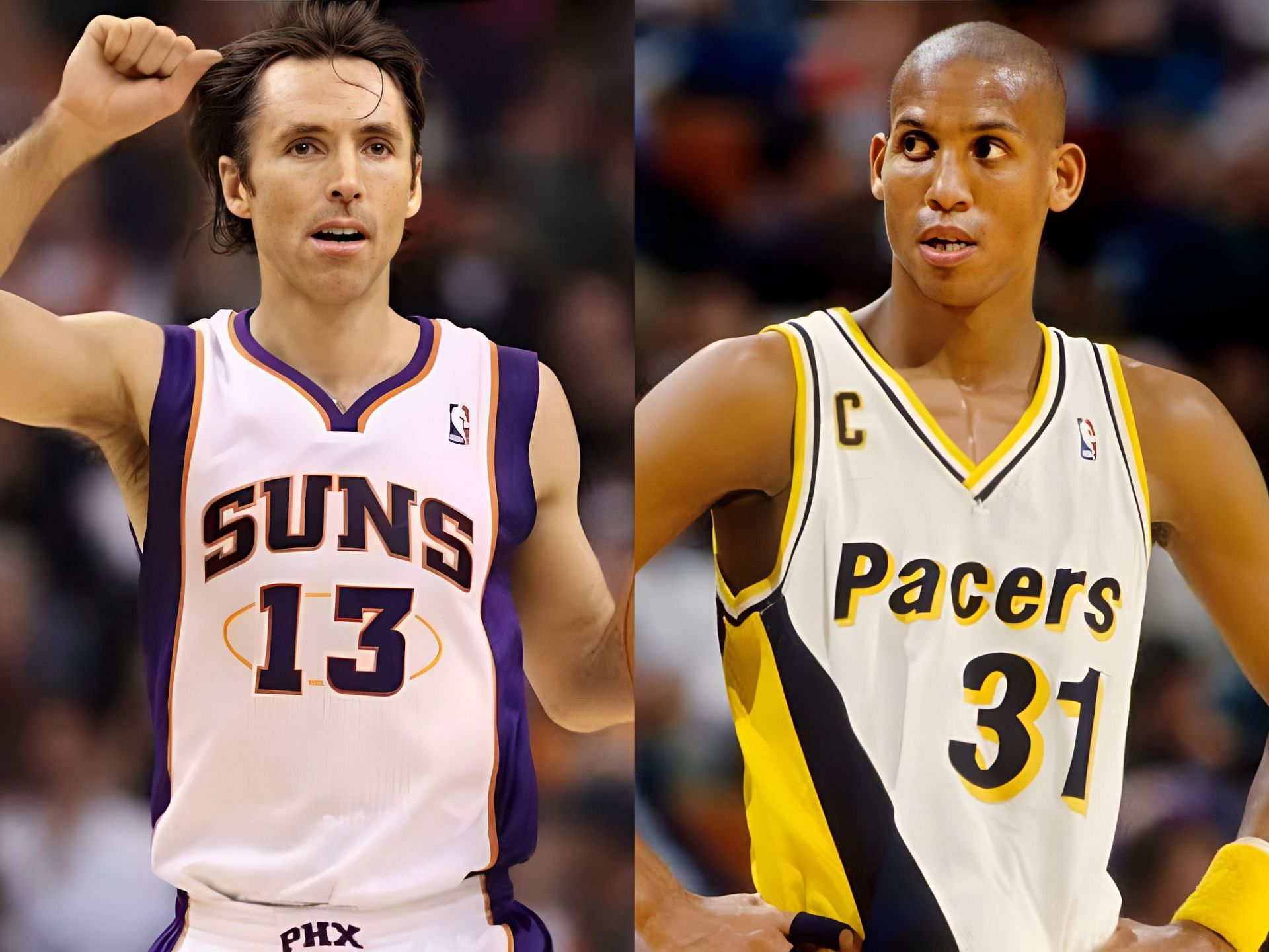 Phoenix Suns and Indiana Pacers legends Steve Nash and Reggie Miller