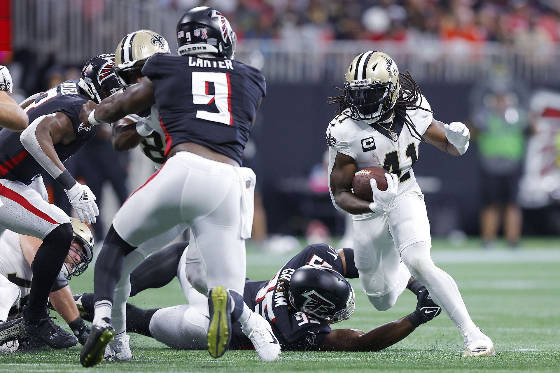 Will Alvin Kamara be suspended? Latest news on possible NFL fine,  suspension after Saints RB's meets with Roger Goodell