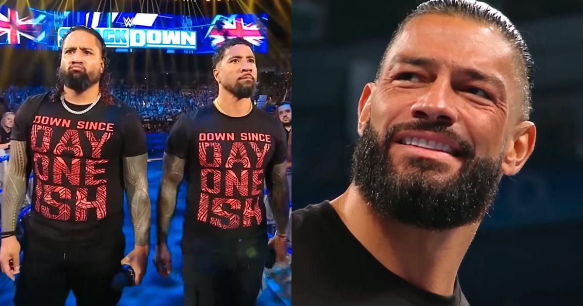 The Usos and Roman Reigns on SmackDown.