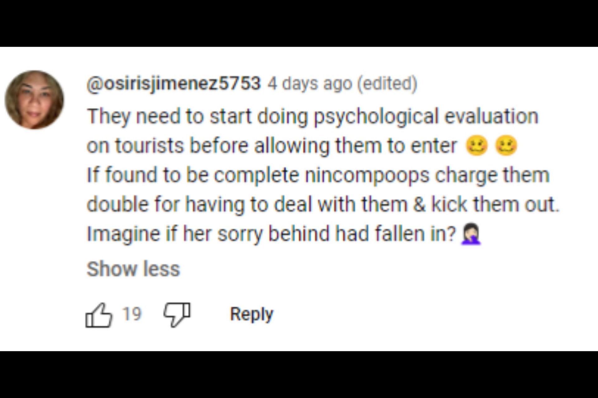 Internet reacts to the viral video of a tourist dipping foot in the hydrothermal pool at Yellowstone National Park. (Image via YouTube/@viralhog)