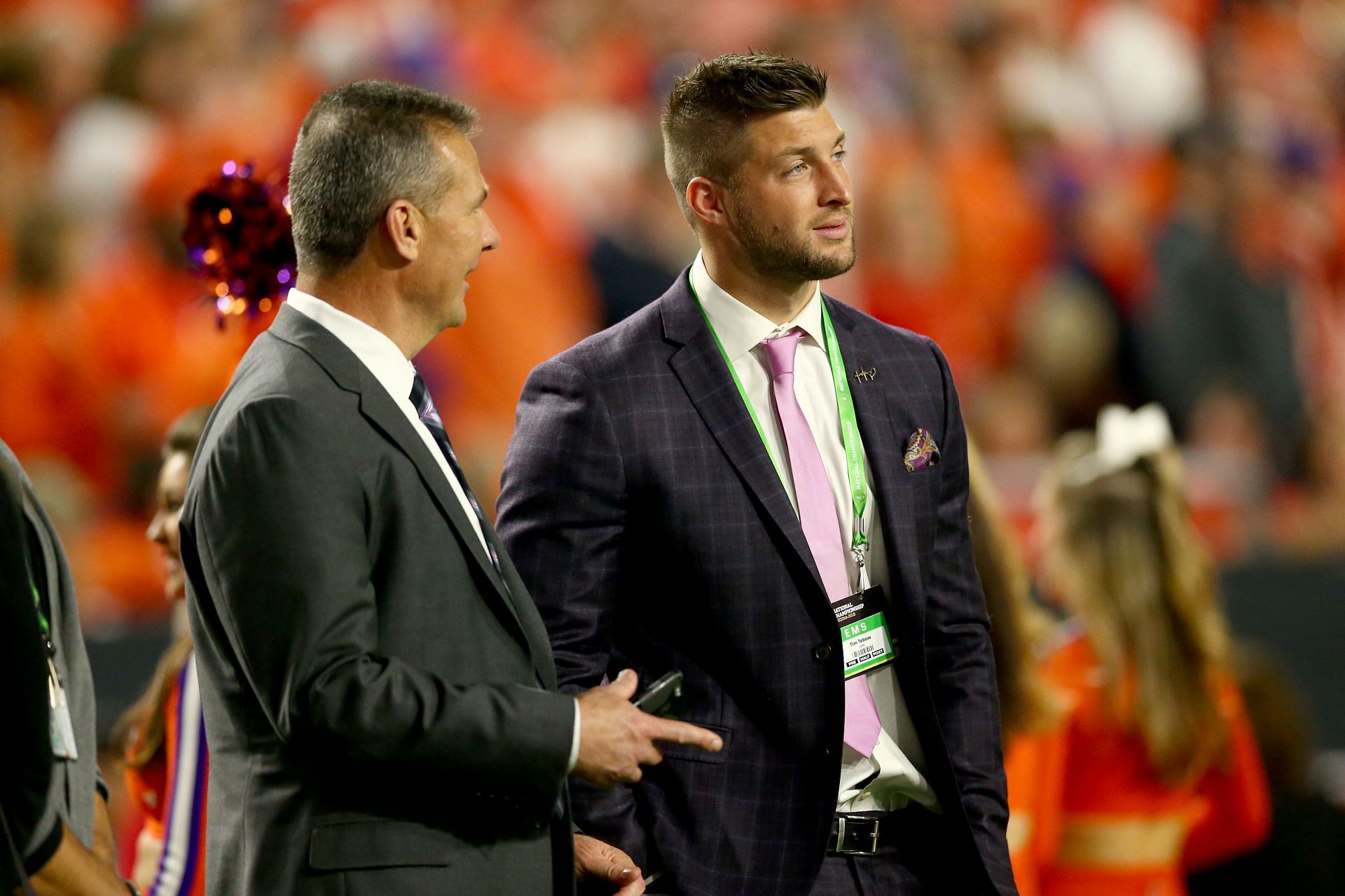 Urban Meyer during CFP National Championship - Alabama v Clemson