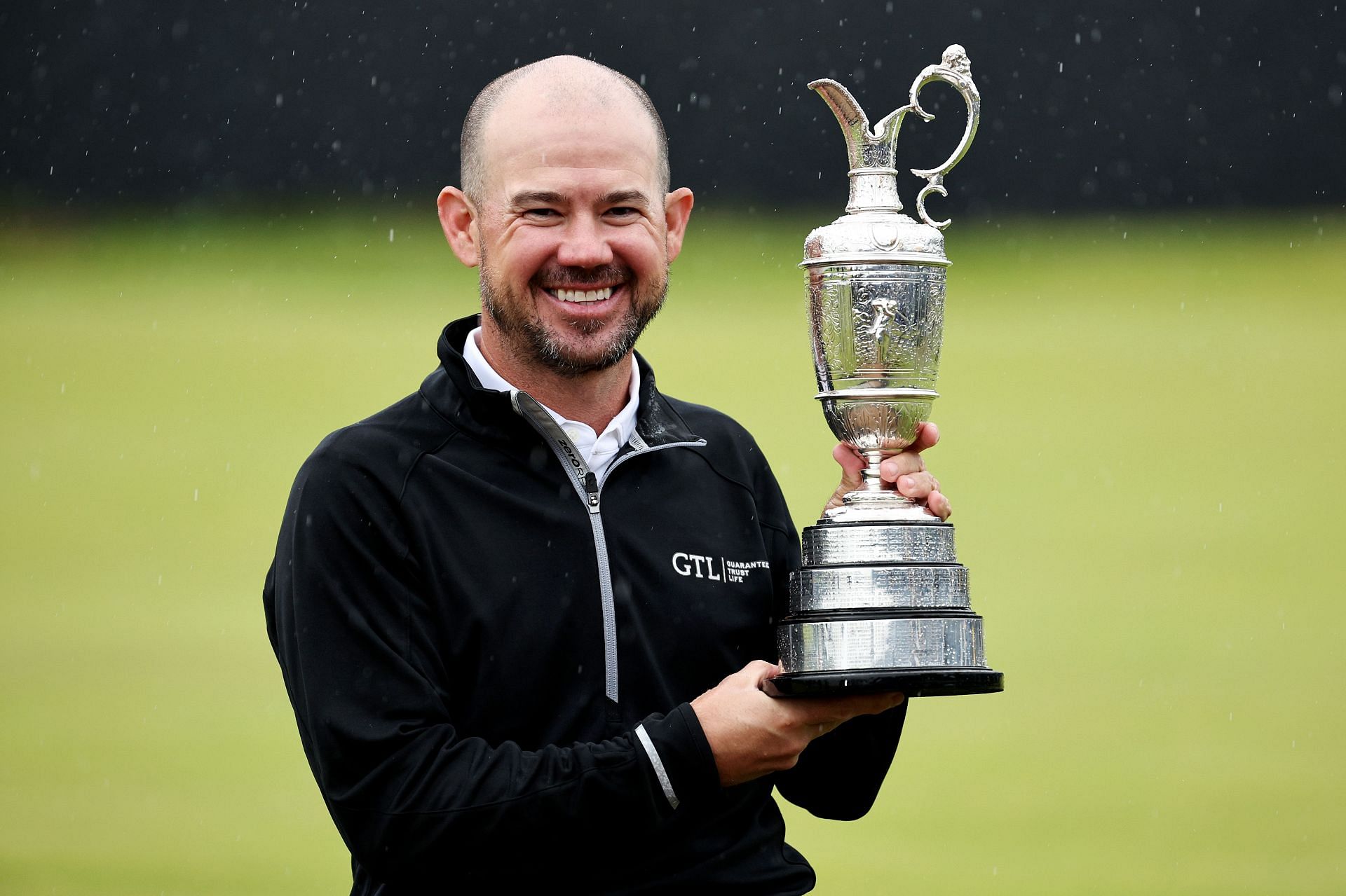 Brian Harman with the Claret Jug in The 151st Open 2023 (Image via Getty)